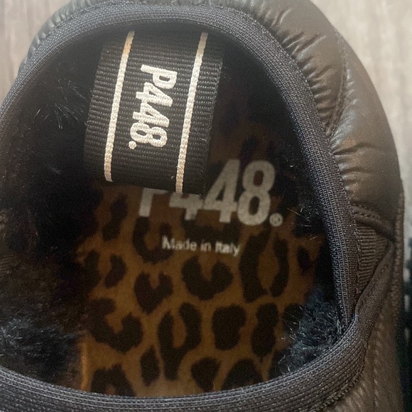 P448 new in box laby slip on sneaker black size 7.5 - Picture 3 of 5